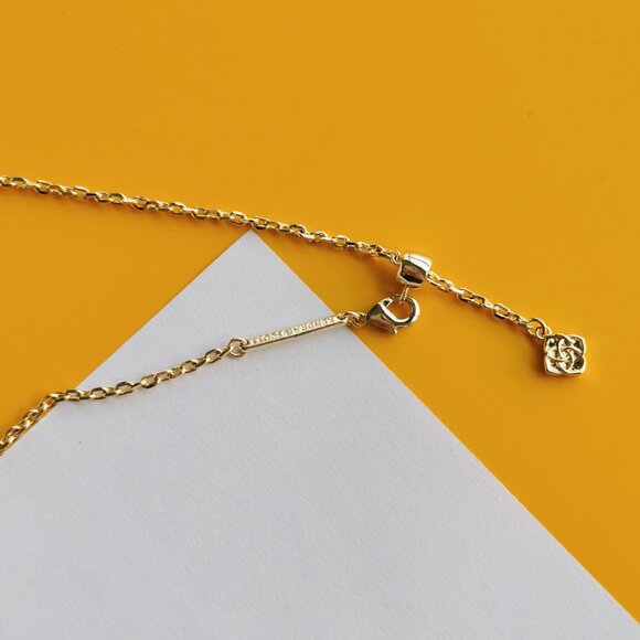 Cailin Gold Golden Yellow Crystal Necklace by Kendra Scott - Picture 4 of 4